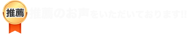 推薦の声