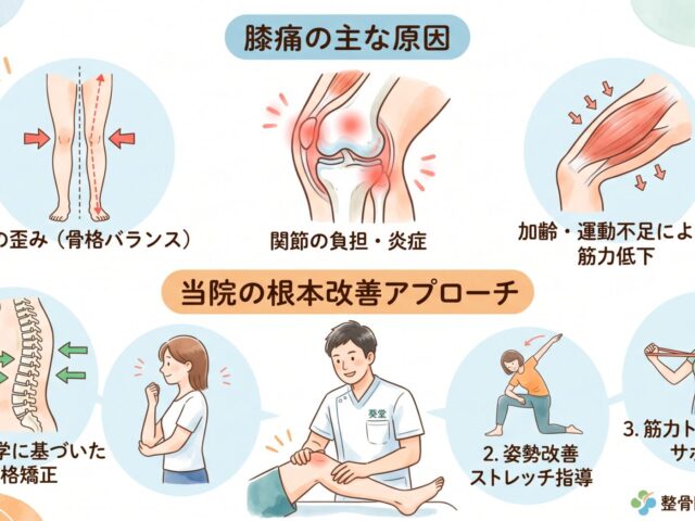 静岡市千代田の整骨院が解説！辛い膝痛の原因と根本改善への道